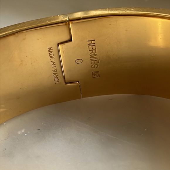 HERMES Clic Clac H bracelet 💯 AUTHENTIC - Picture 8 of 9